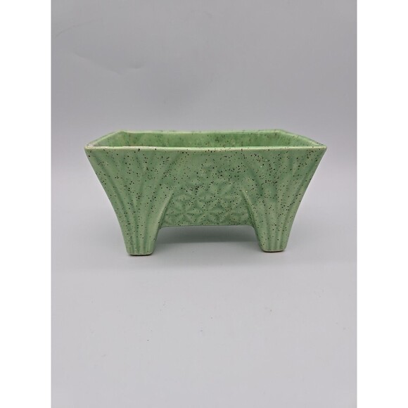 VTG California Light Green Speckled Pottery Succulent Planter CP 1446 USA - Picture 1 of 12
